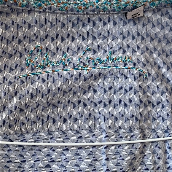 Men’s Robert Graham Dress Shirt Large - Picture 4 of 8